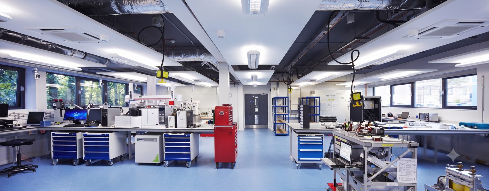 Representative example of an equipped research laboratory